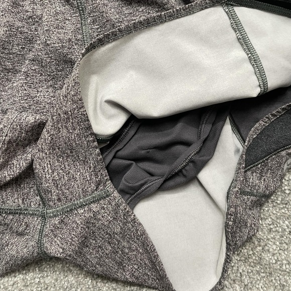 Lululemon Shorts Womens 6 Gray Speed Up Heather Lined Running Athletic Pocket - Picture 5 of 9